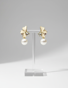 Sheebaa Korean Style Floral Pearl Earrings for Girls & Women