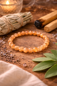 Natural Sunstone Gemstone Bracelet 8mm AAA – Solar Plexus Chakra Crystal