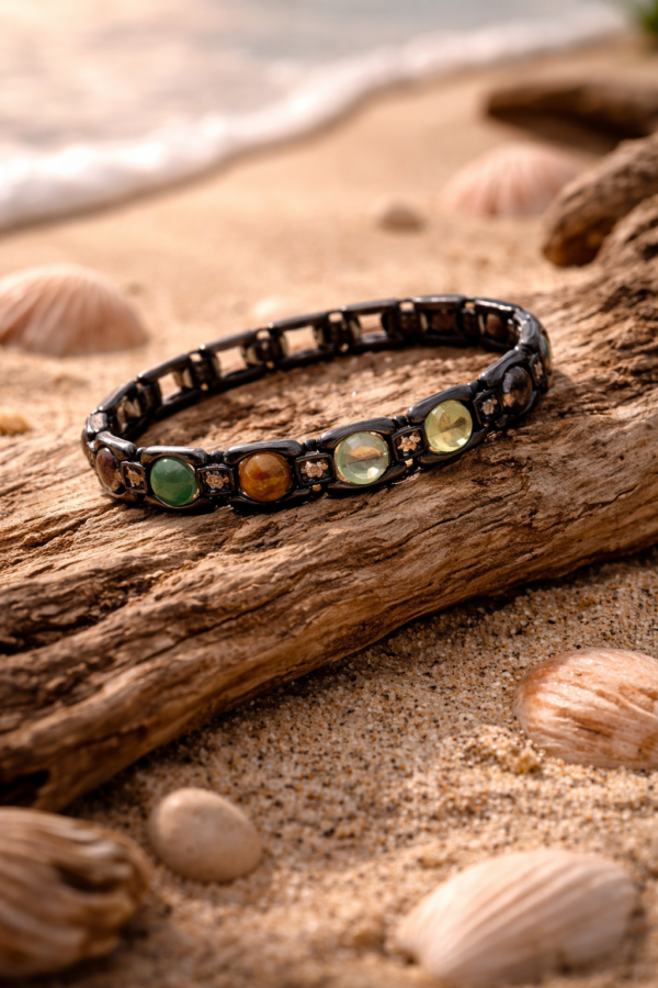 MONEY MAGNET CHAIN BRACELET BLACK_2