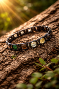Black Chain Money Magnet Bracelet for Men – Luxury Energy Chain Bracelet