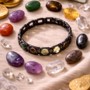 MONEY MAGNET CHAIN BRACELET BLACK_4