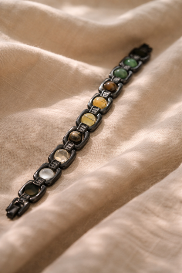 MONEY MAGNET CHAIN BRACELET BLACK_6