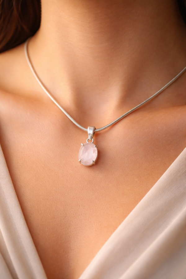 ROSE QUARTZ CHAIN PENDANT_5