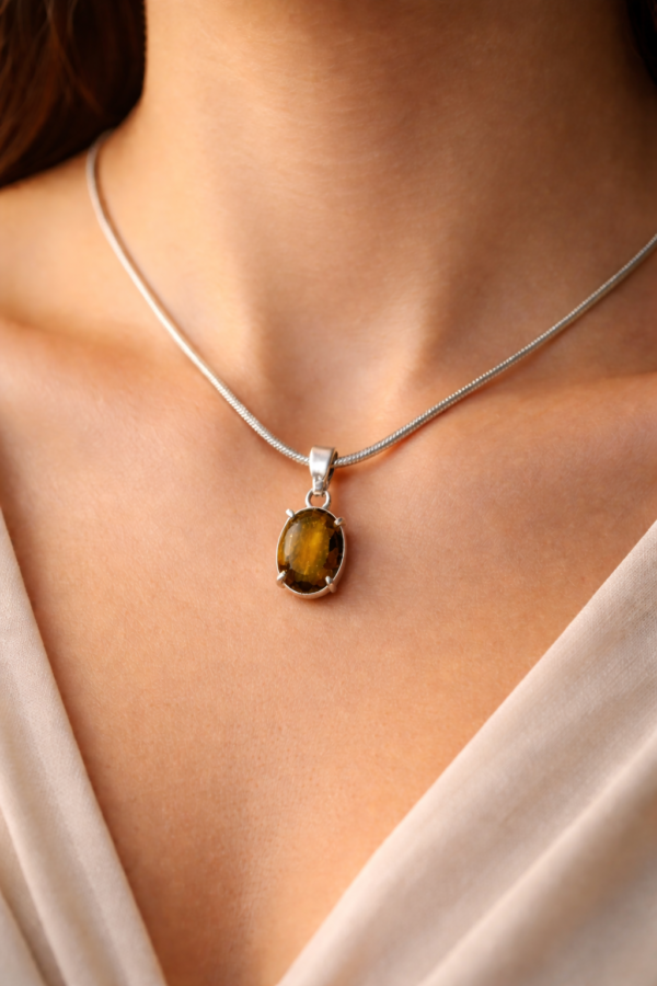 TIGER EYE CHAIN PENDANT